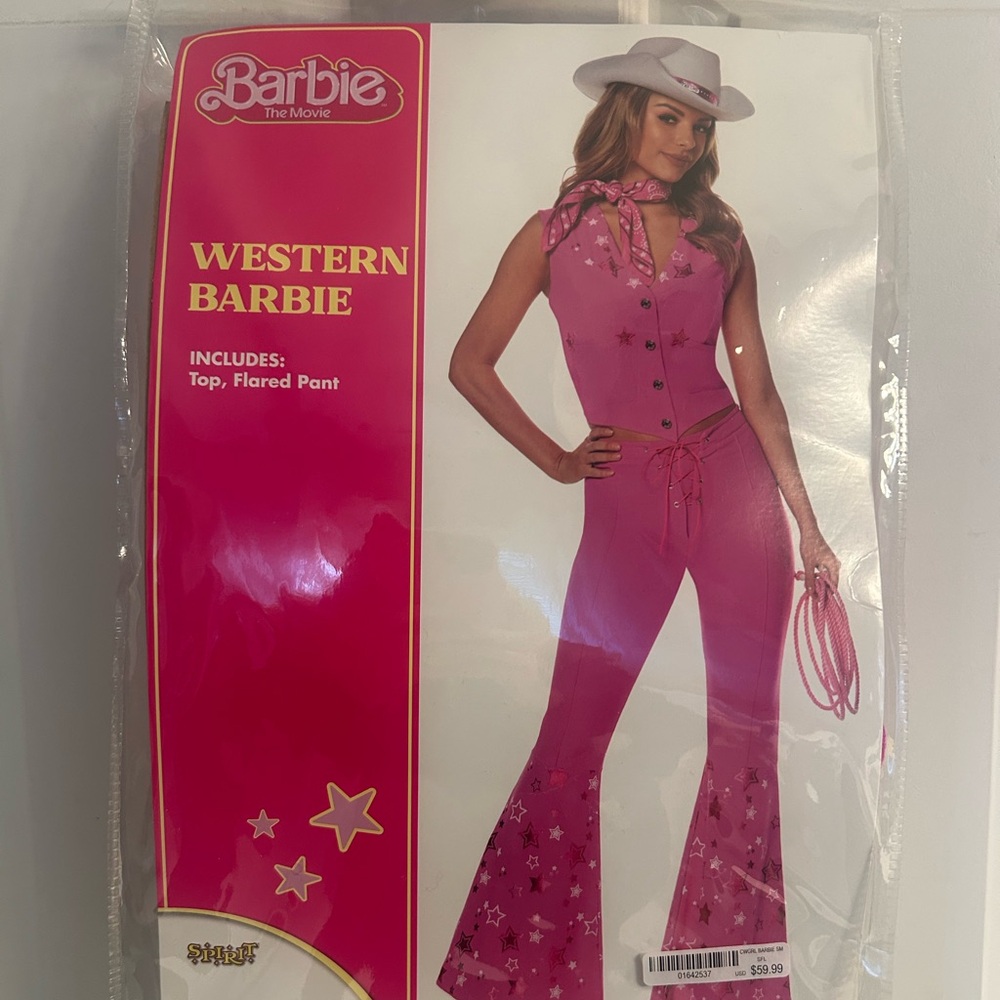 Barbie Western Outfit - Vibrant Pink